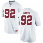 Youth Alabama Crimson Tide #92 Justin Eboigbe White Game NCAA College Football Jersey 2403CPNG7